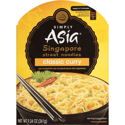 Simply Asia Classic Curry Singapore Street Noodles Noodle Bowl