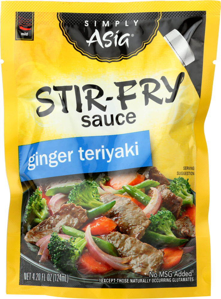 Simply Asia Mild Ginger Teriyaki Stir Fry Sauce 4.2 Fl Oz
