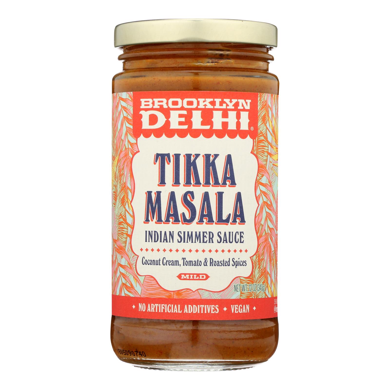 Brooklyn Delhi Tikka Masala Simmer Sauce - Case Of 6 - 12 Oz