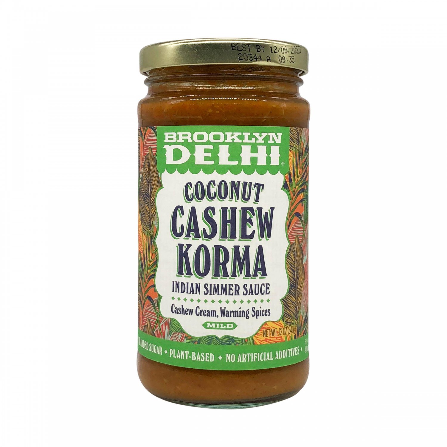 Brooklyn Delhi Indian Simmer Sauce, Coconut Cashew Korma, Mild