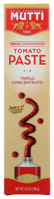 Mutti Triple Concentrated Tomato Paste 6.5 Oz Tube