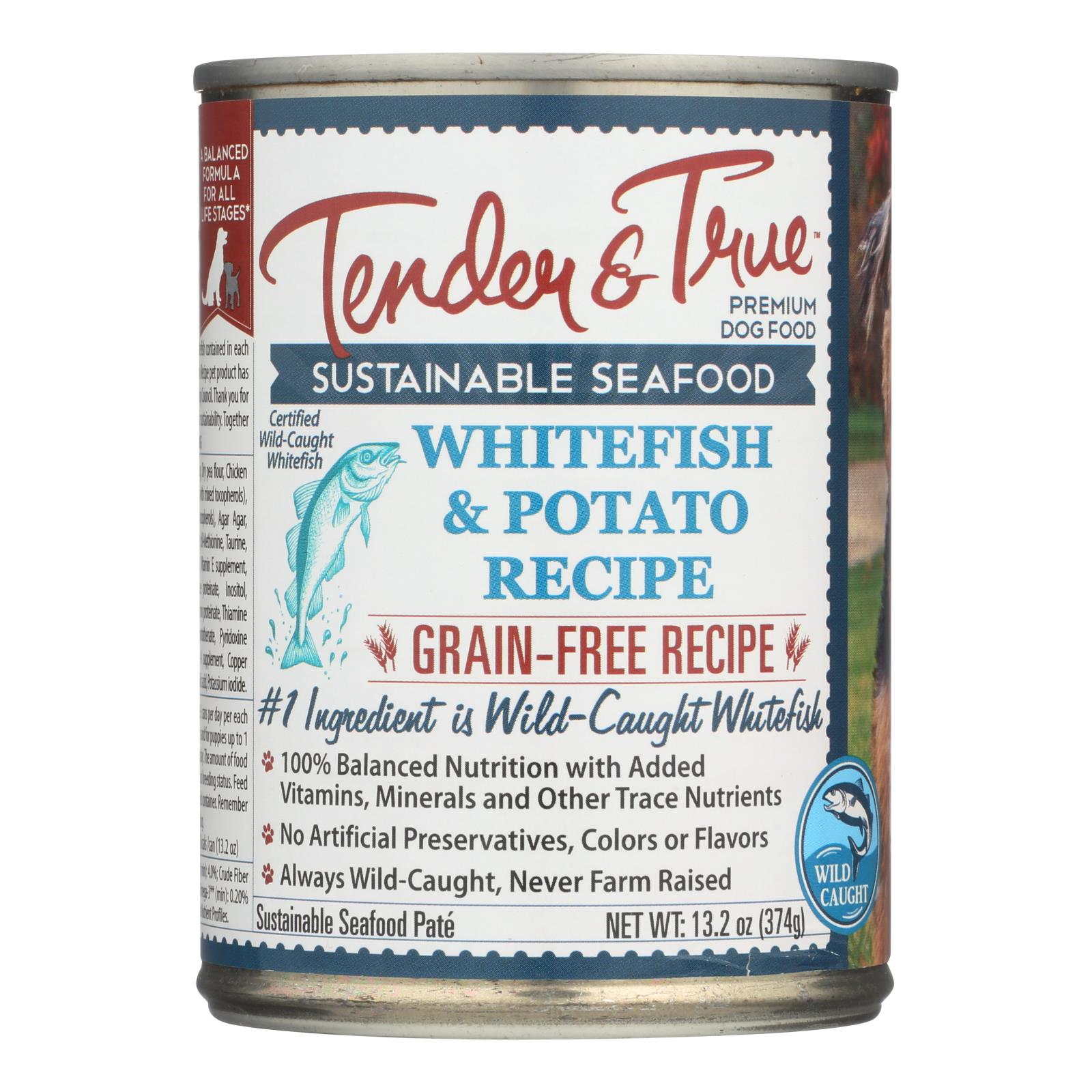 Tender & True Ocean Whitefish Potato Recipe Dog Food, 13.2 Oz