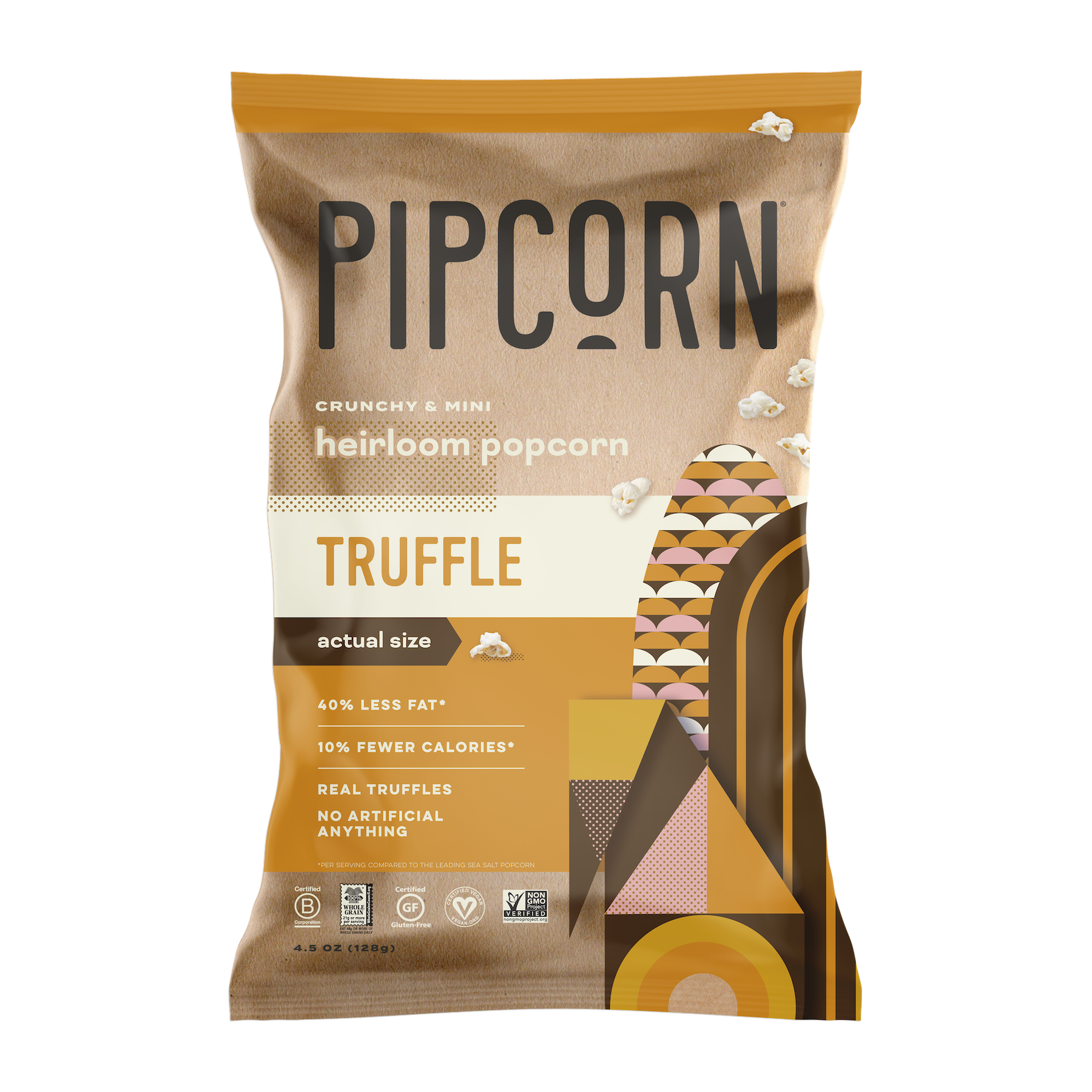 Pipcorn Heirloom Mini Popcorn Truffle 4.5 Oz