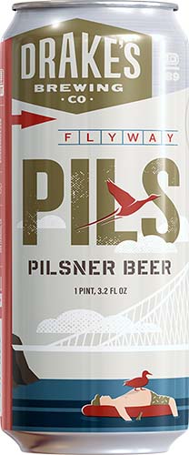 Drake's Brewing Co. Flyway Pilsner 19.2 Oz Can