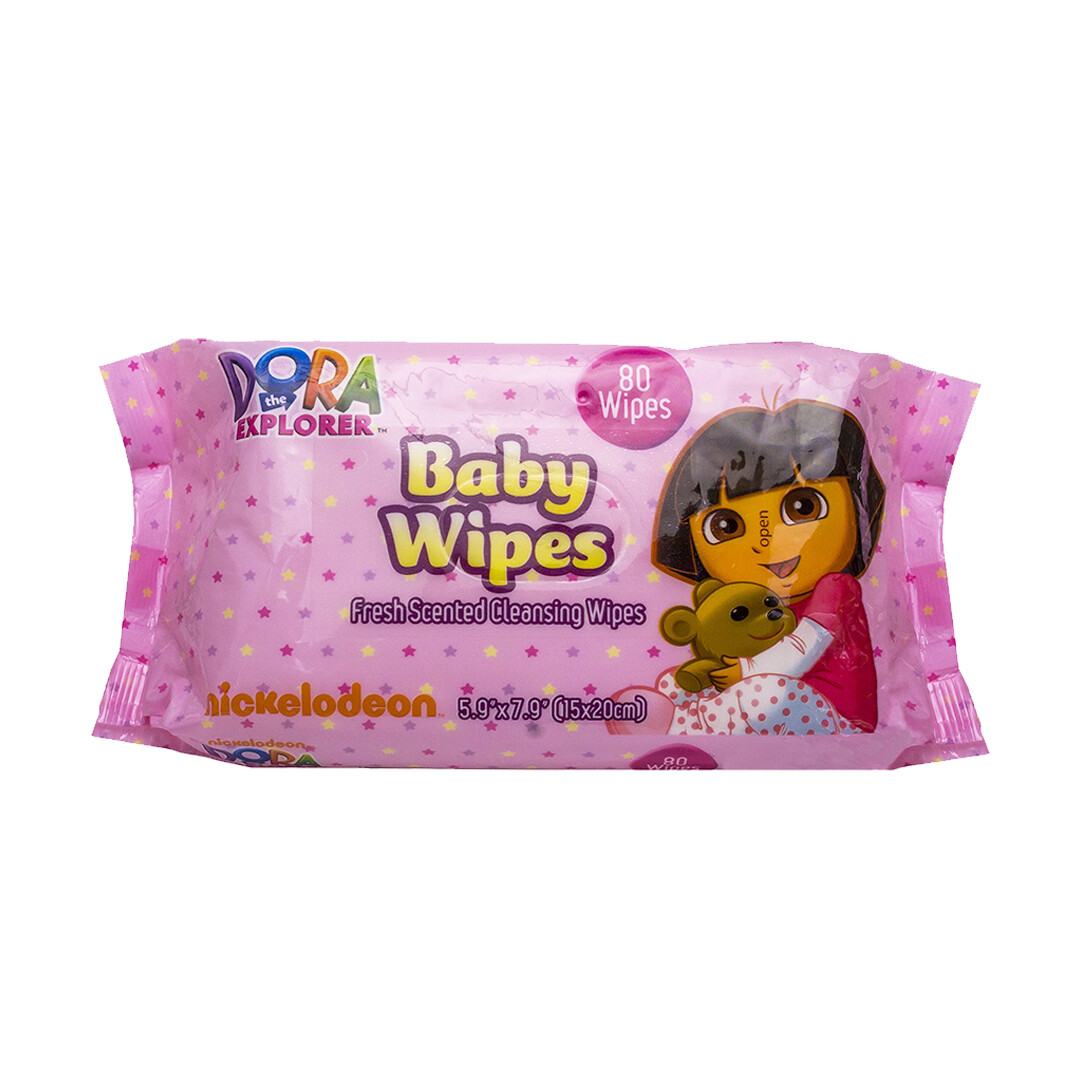 Dora 80ct Baby Wipes