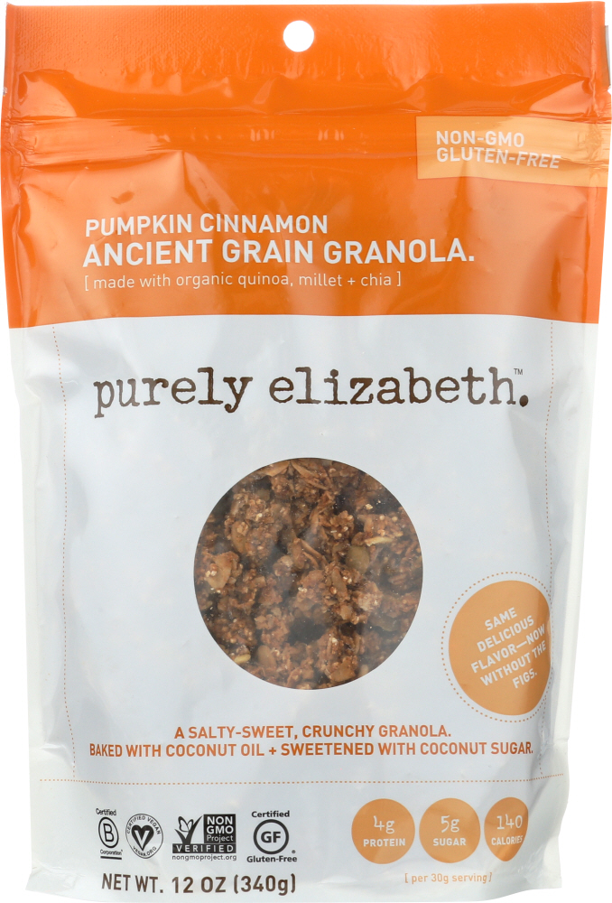 Purely Elizabeth Ancient Grain Granola - Pumpkin Cinnamon