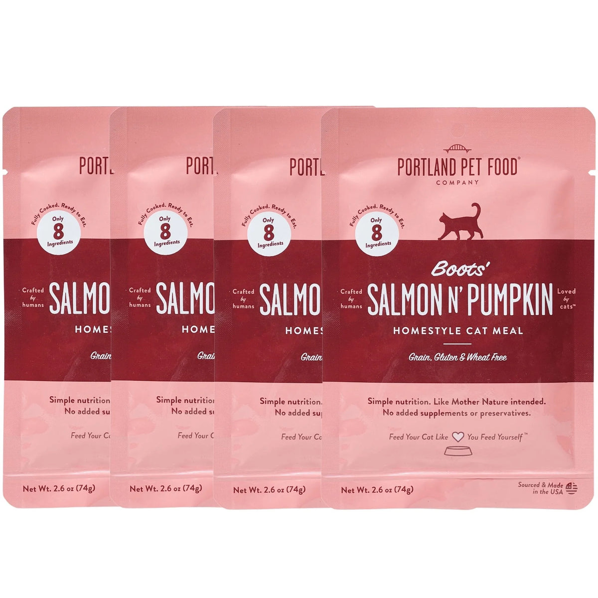 Portland Pet Food Company Salmon Pumpkin Cat Meal, 2.6 Oz
