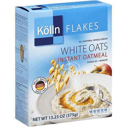 Kolln Flakes Oatmeal, Instant, White Oats