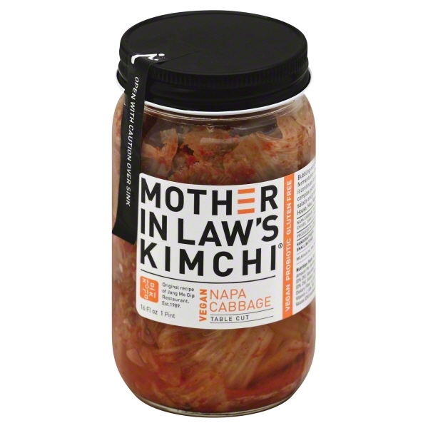 Mother In Law's Kimchi N Vegan Table Cut Napa Cabbage, 16 Fl. Oz