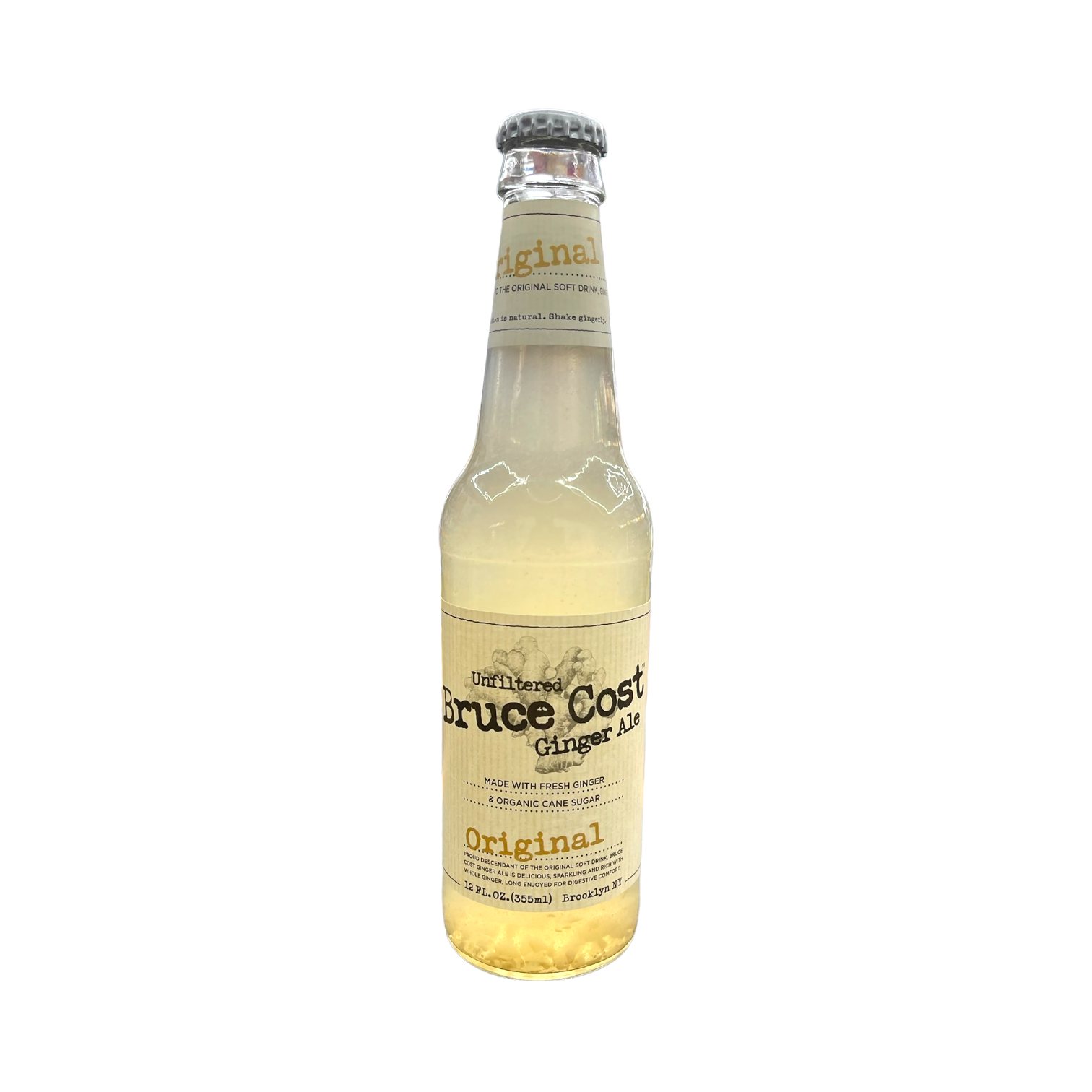 Bruce Cost Original Ginger Ale 12 Oz Bottle