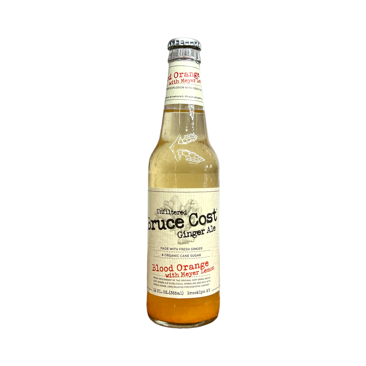 Bruce Cost Ginger Ale, Blood Orange With Meyer Lemon