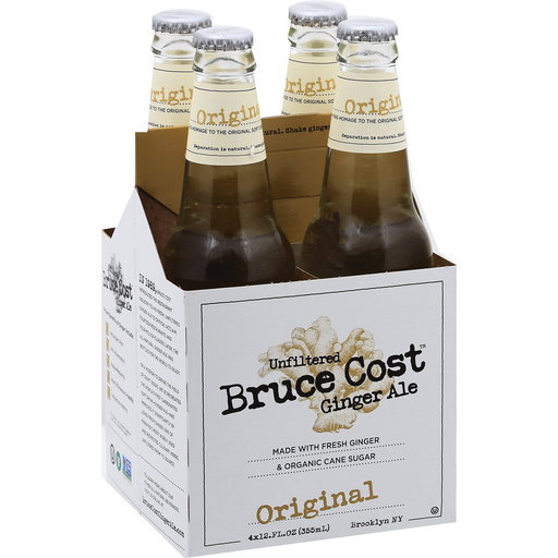 Bruce Cost Original Ginger Ale - Case Of 6 - 4/12 FZ