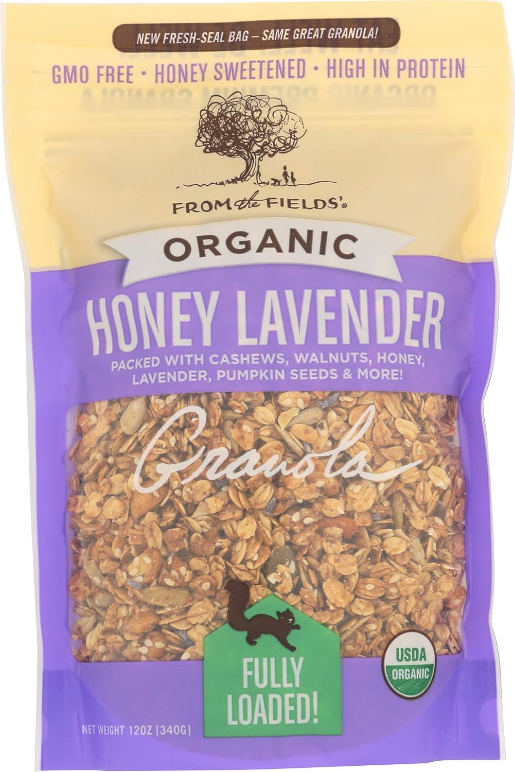 From the Fields Organic Honey Lavender Granola, 12 OZ