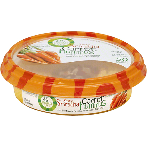 Lantana Zesty Sriracha Carrot Hummus - 10oz