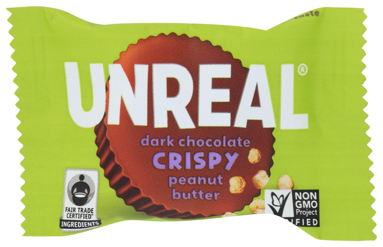 Unreal Dark Chocolate Crispy Quinoa Peanut Butter Cups