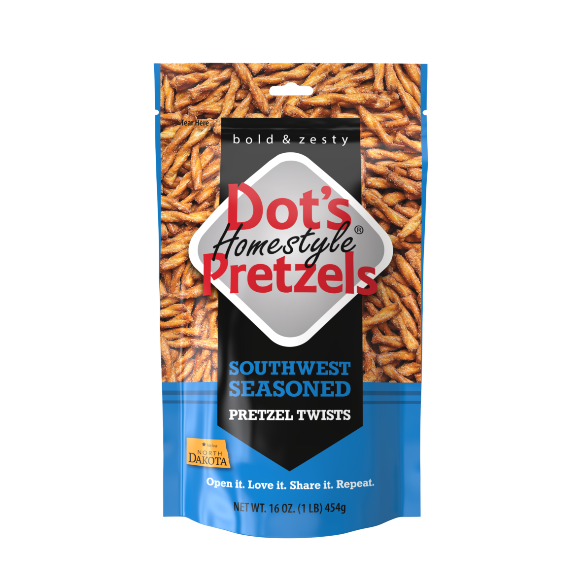 Dot's Homestyle Pretzels Pretzel Twists, Southwest Seasoned 16 Lb