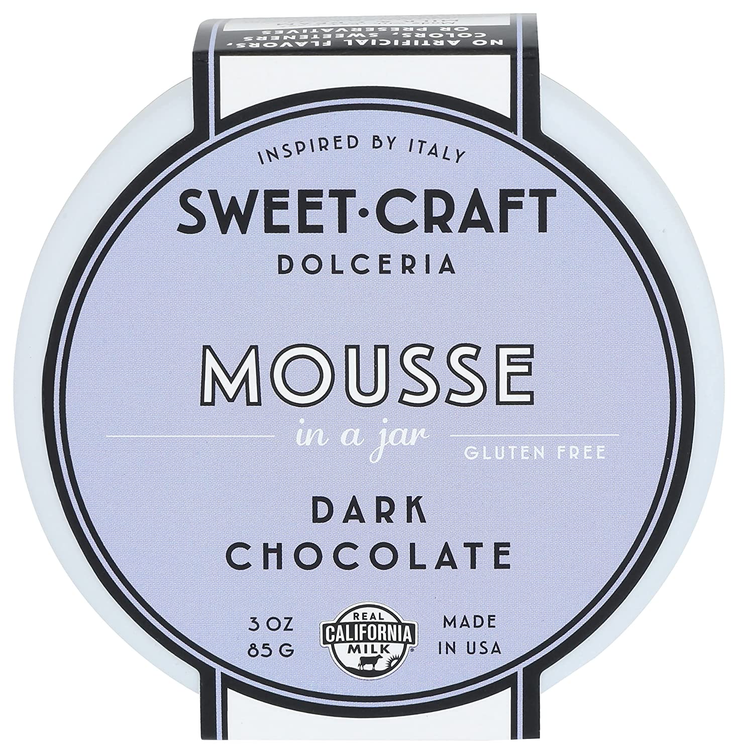 Sweet Craft Dolceria Mousse, Gluten Free, Dark Chocolate 3 Oz