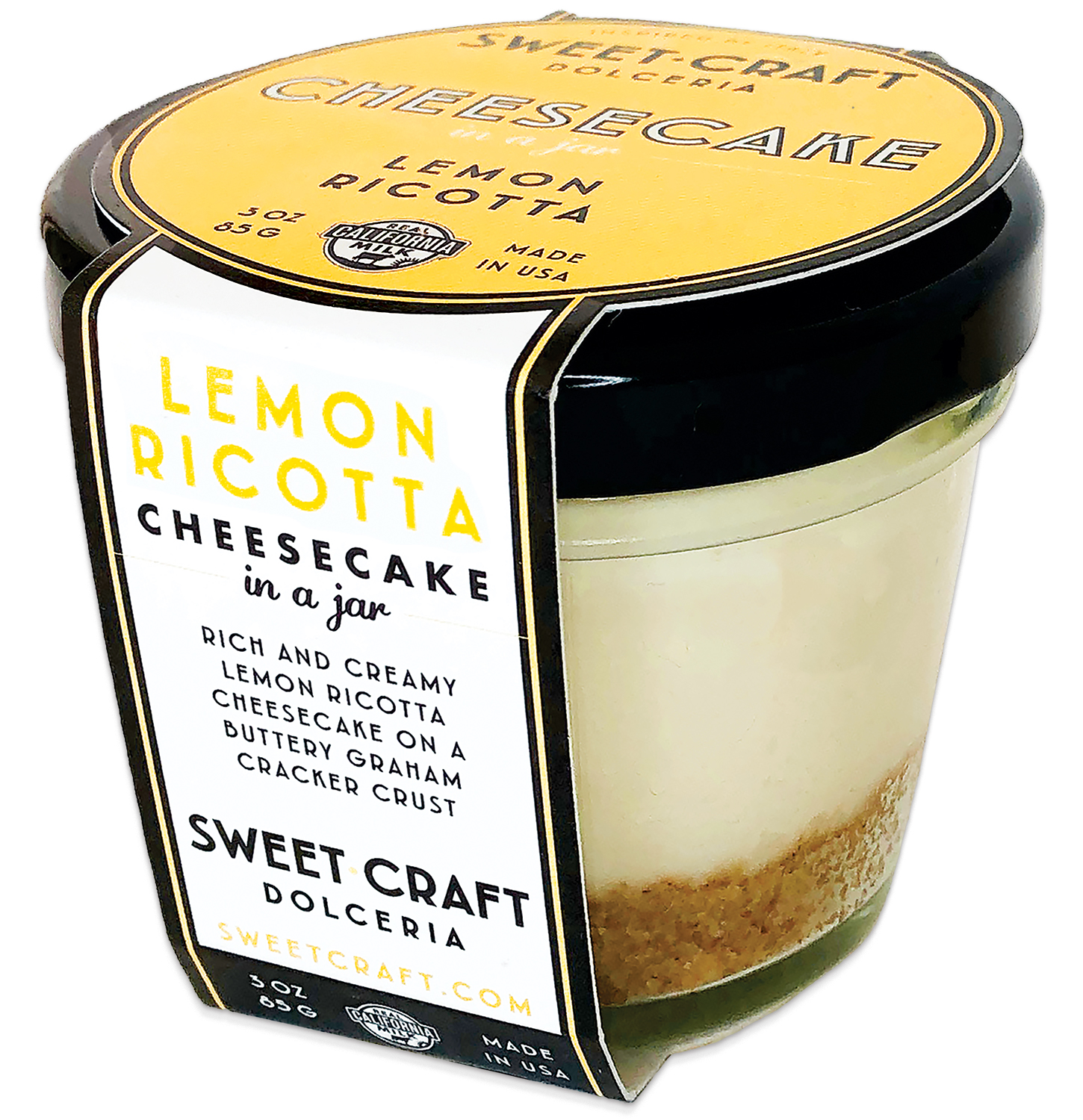 Sweet Craft Dolceria Cheesecake, Lemon Ricotta 3 Oz