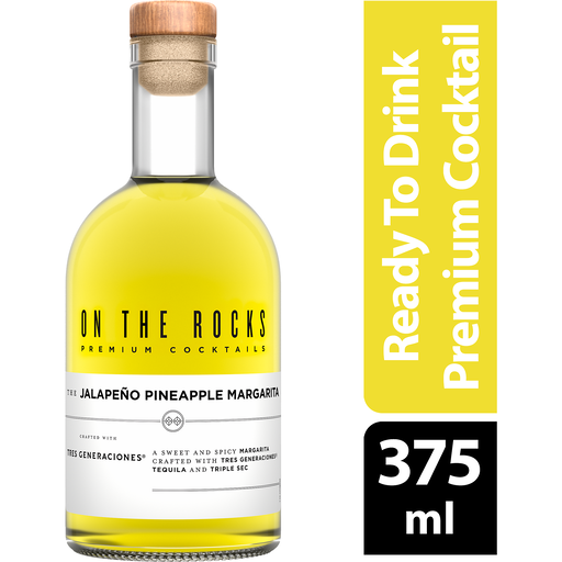 On The Rocks Jalapeno Pineapple Margarita Cocktail 375ml