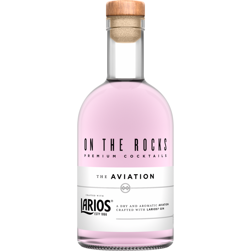 On The Rocks Larios Aviation Ready To Drink Cocktail 375 Ml