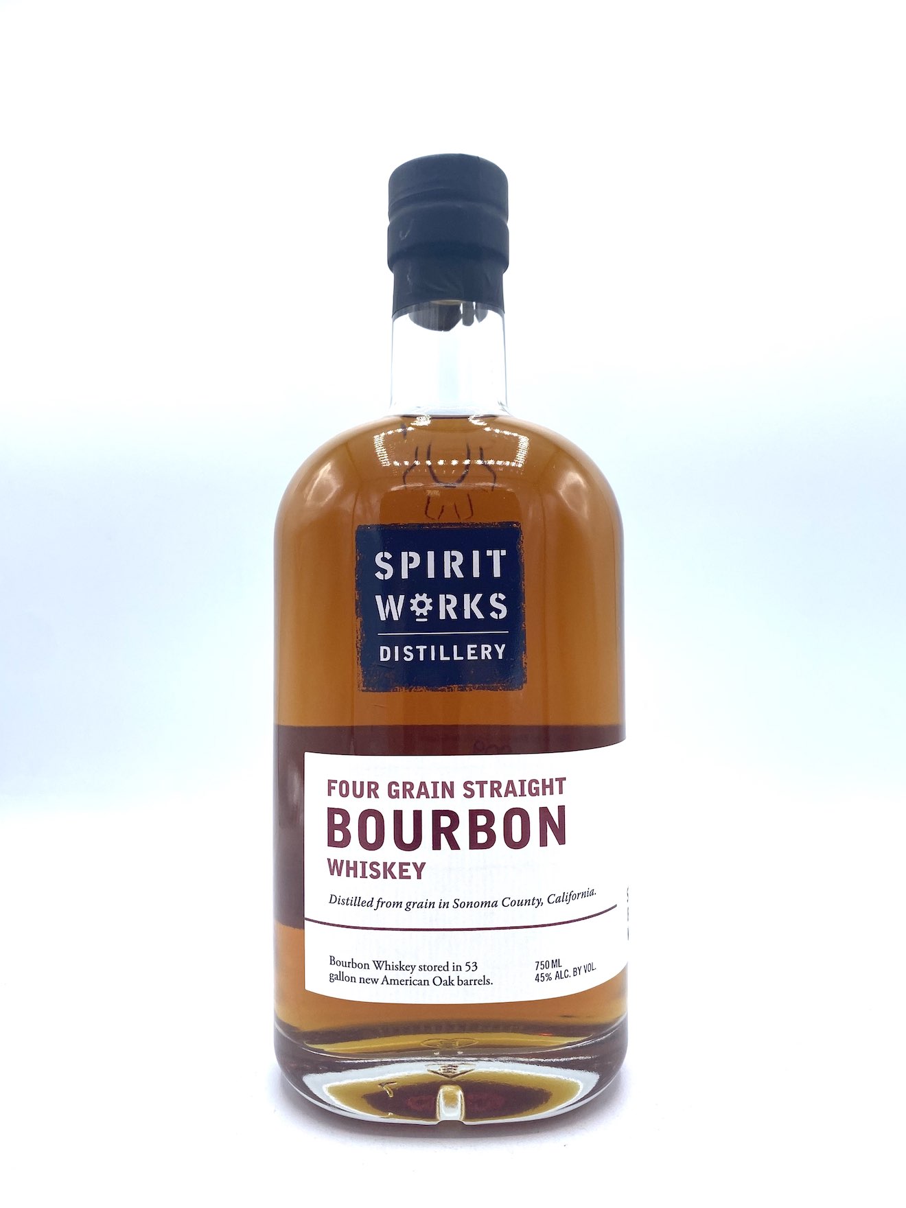 Spirit Works Distillery California Four Grain Straight Bourbon 750ml