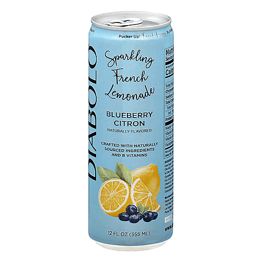 Diabolo Blueberry Citron Soda, 12 Fo
