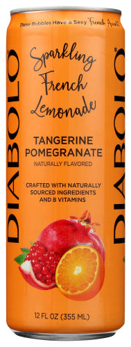 Diabolo Tangerine Pomegranate Sparkling French Lemonade 12 Oz
