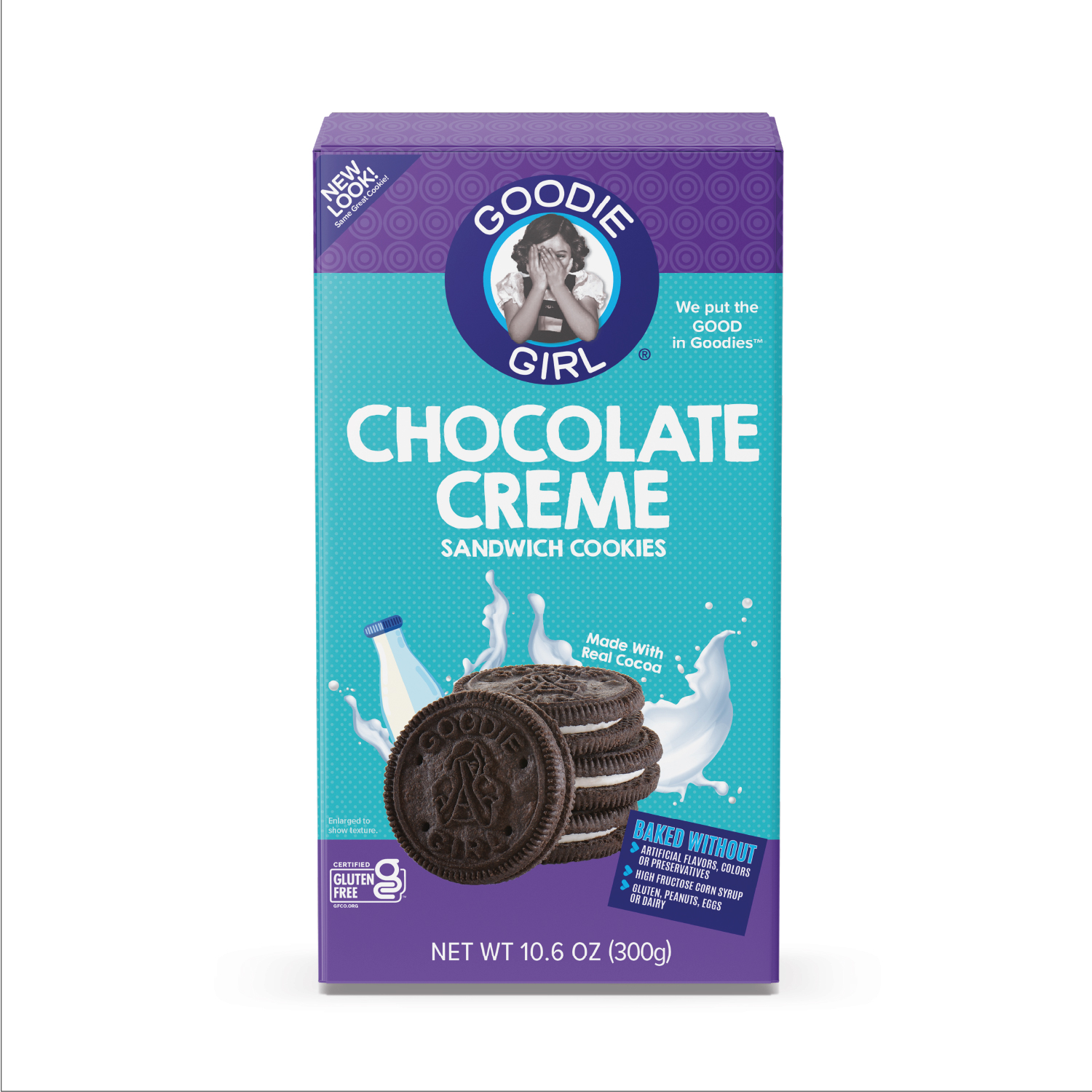 Goodie Girl Chocolate Creme Sandwich Cookies 10.6 Oz