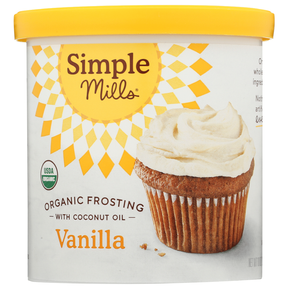 Simple Mills Vanilla Organic Frosting 10 Oz. Container