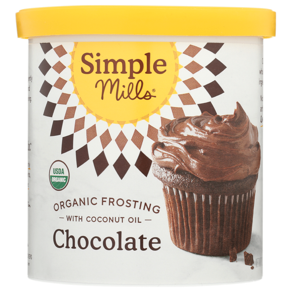 Simple Mills Chocolate Organic Frosting 10 Oz. Tub