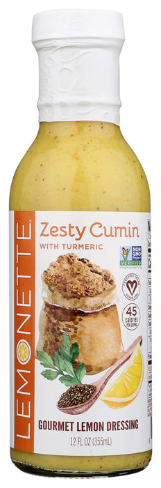 Lemonette DRESSINGS: Zesty Cumin Gourmet Lemon Dressing, 12 Oz