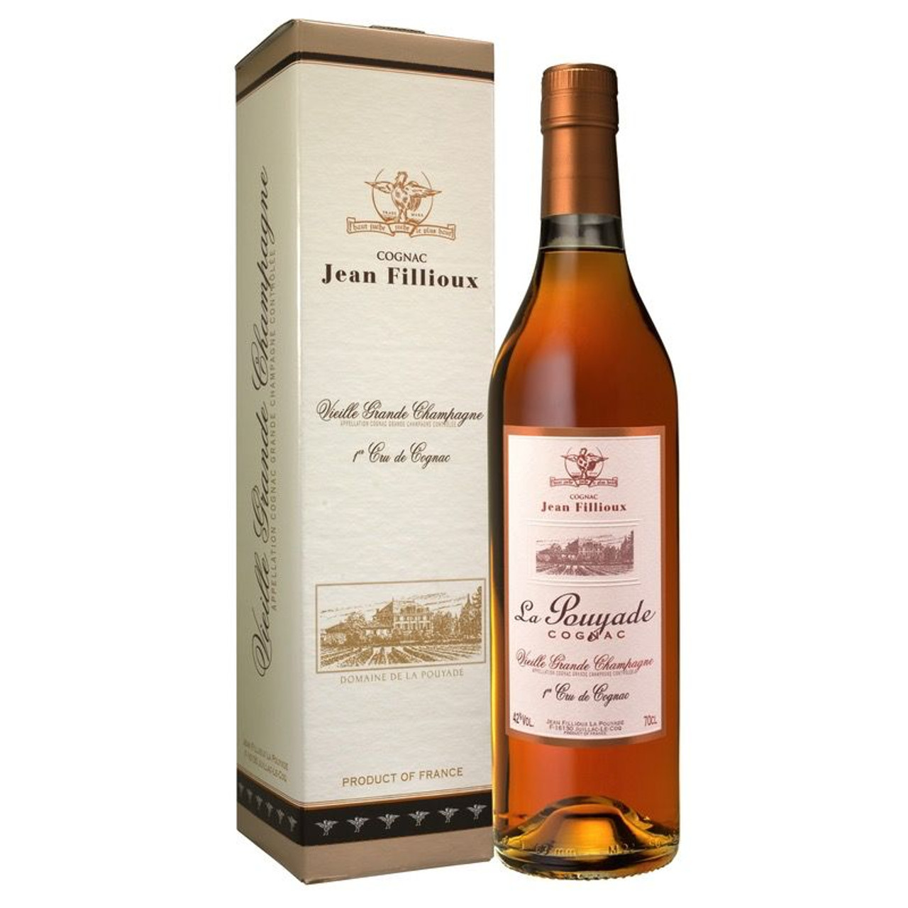 Jean Fillioux Grande Champagne Cognac La Pouyade 750mL