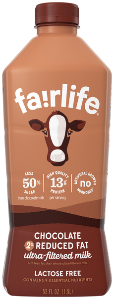 Fairlife Milk 2% Chocolate Bottle, 52 Fl Oz
