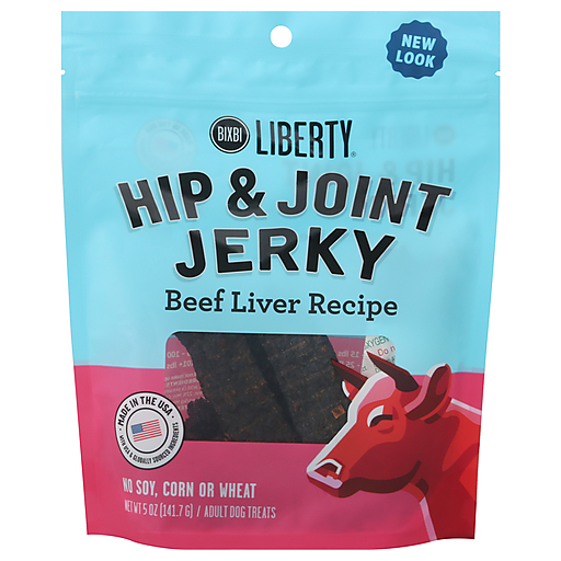 Liberty Hip & Joint Jerky Beef Liver Recipe Dog Treats 5 Oz