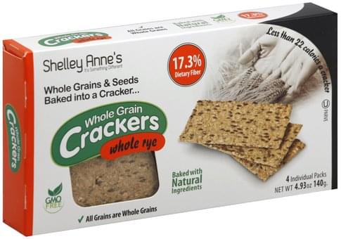 Shelley Annes Whole Grain, Whole Rye Crackers