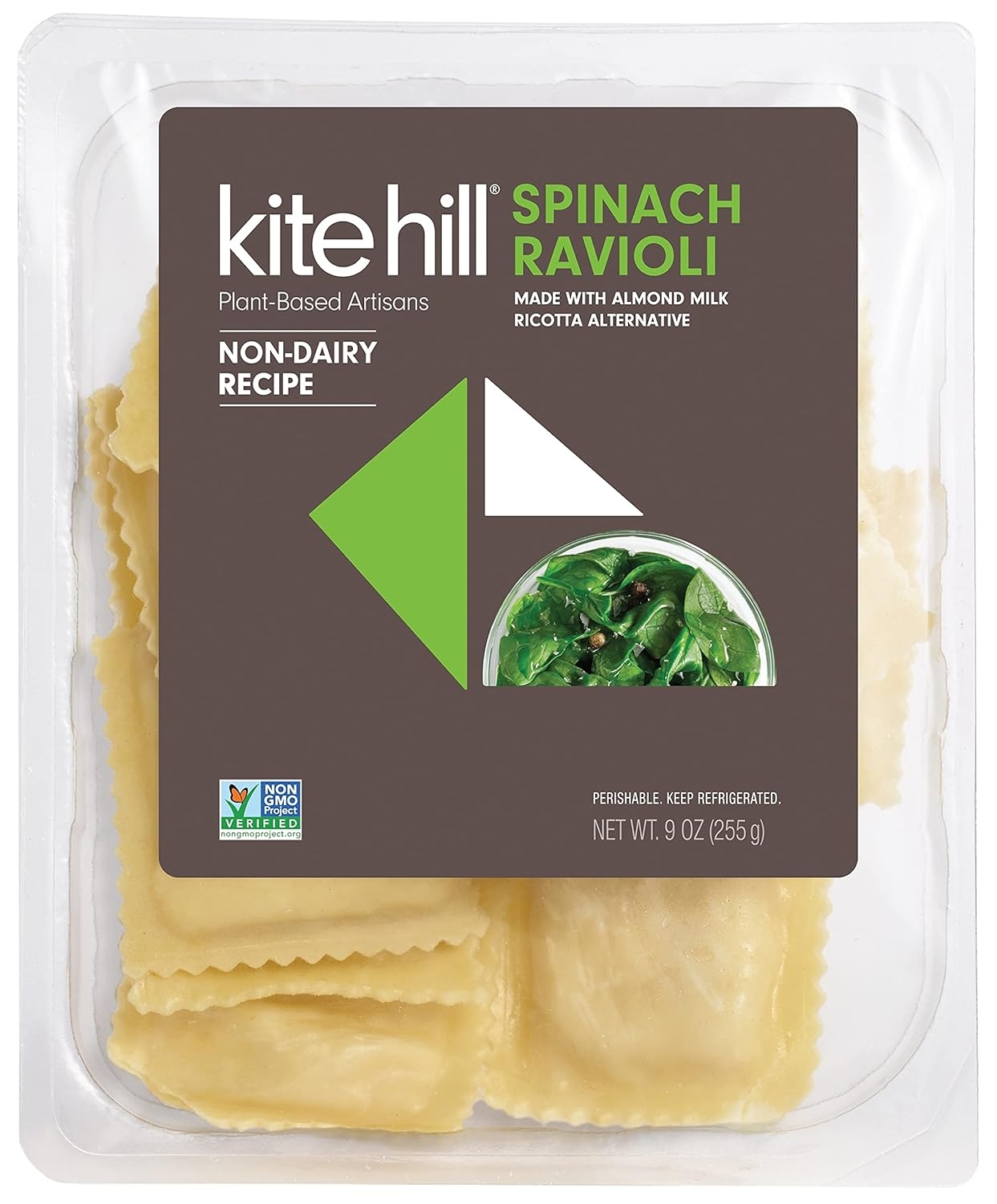 Kite Hill Ravioli Spinach Ricotta, 9 Oz