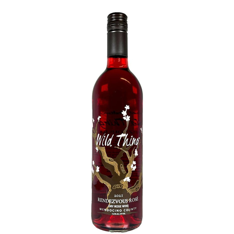Wild Thing Dry Rose Wine, Rendezvous Rose, Mendocino County, 2018