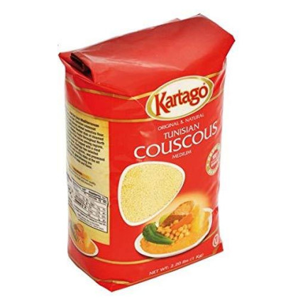 Authentic Tunisian Couscous - Medium Grain - 1-Kg Bag