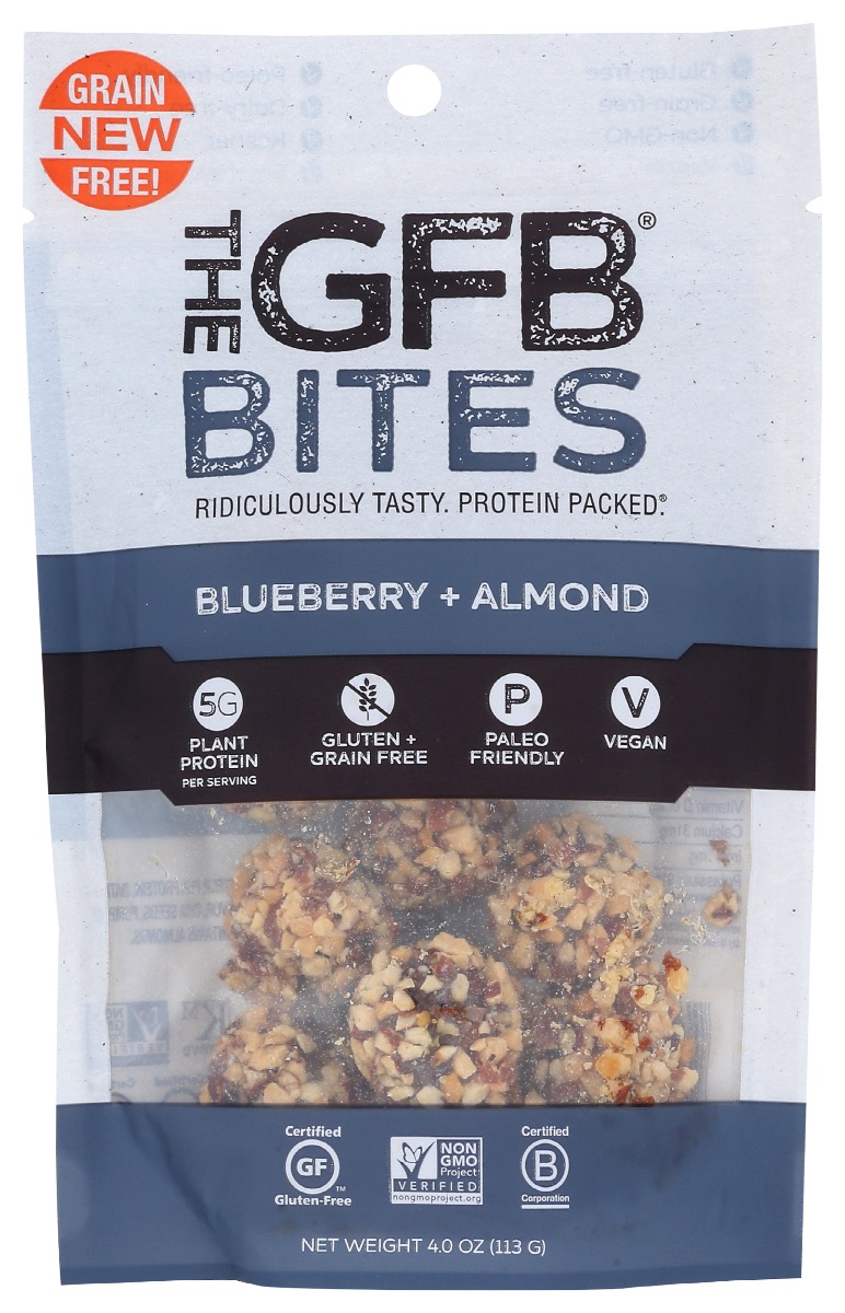 The GFB Gluten Free Bites, Blueberry Almond, 4 Oz (113 G)