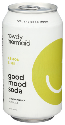 Good, Mood, Soda Diet Lemon Lime, 12 Fo