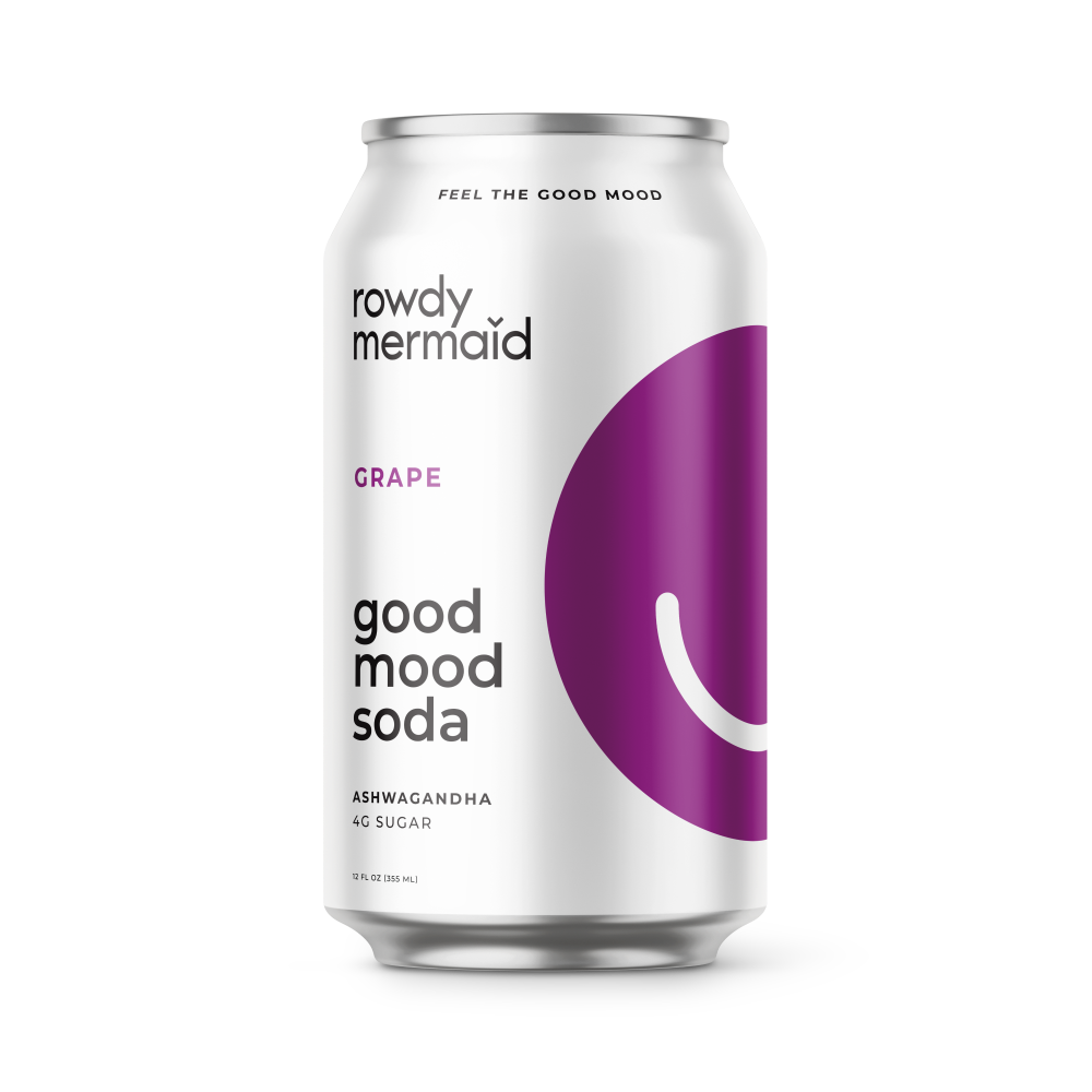 Good, Mood, Soda Diet Grape, 12 Fo