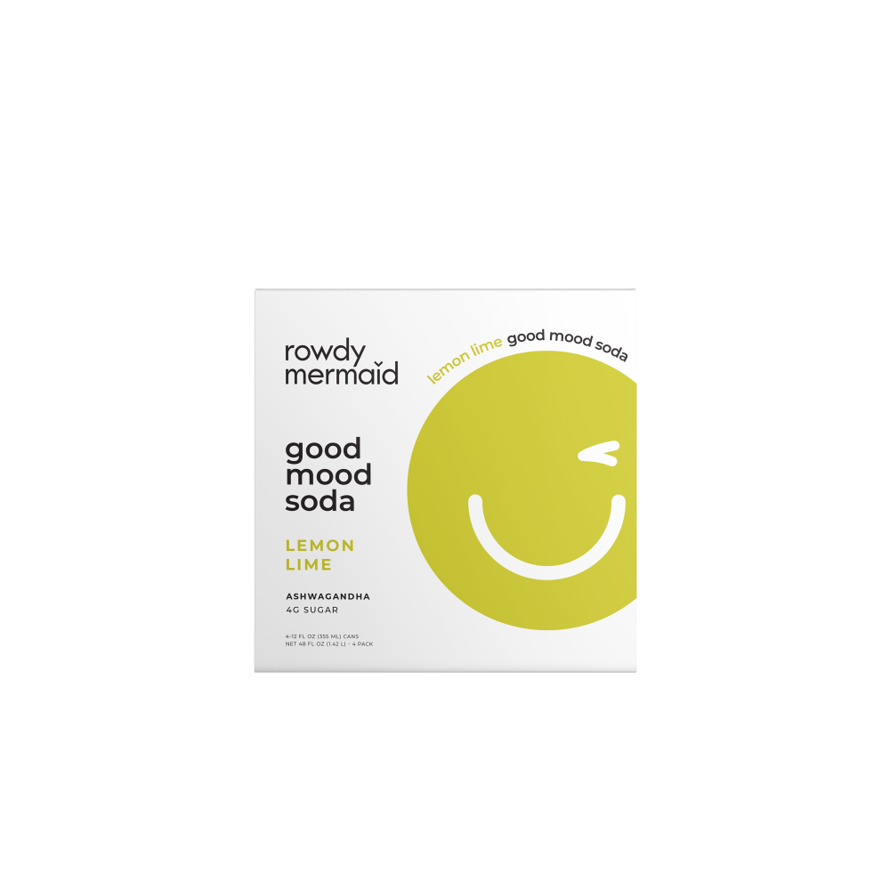 Rowdy Mermaid Good Mood Lemon Lime Soda Cans