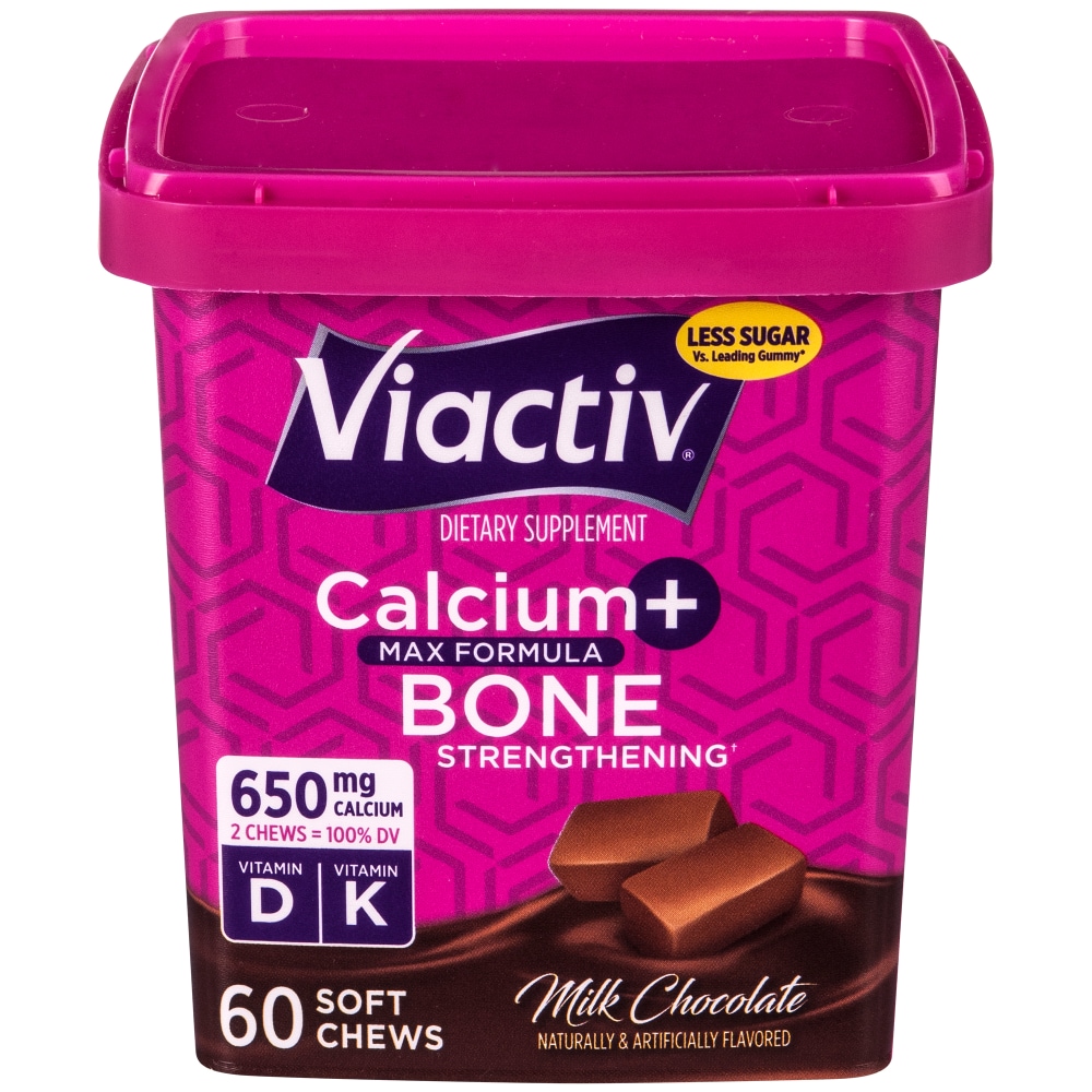 Viactiv Calcium, Plus Vitamin D, Soft Chews, Milk Chocolate