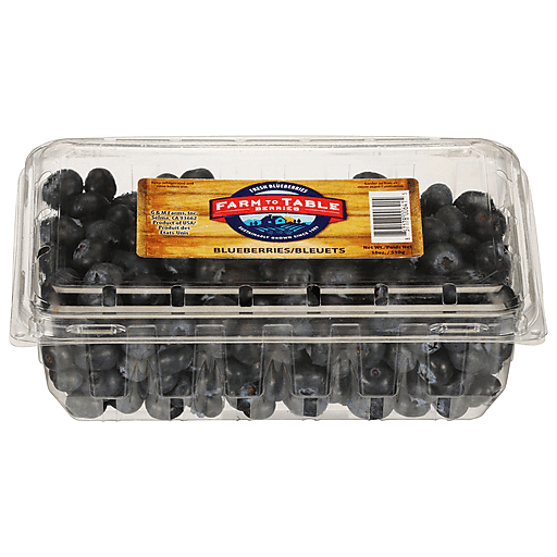 Farm to Table Berries Blueberries 18 Oz