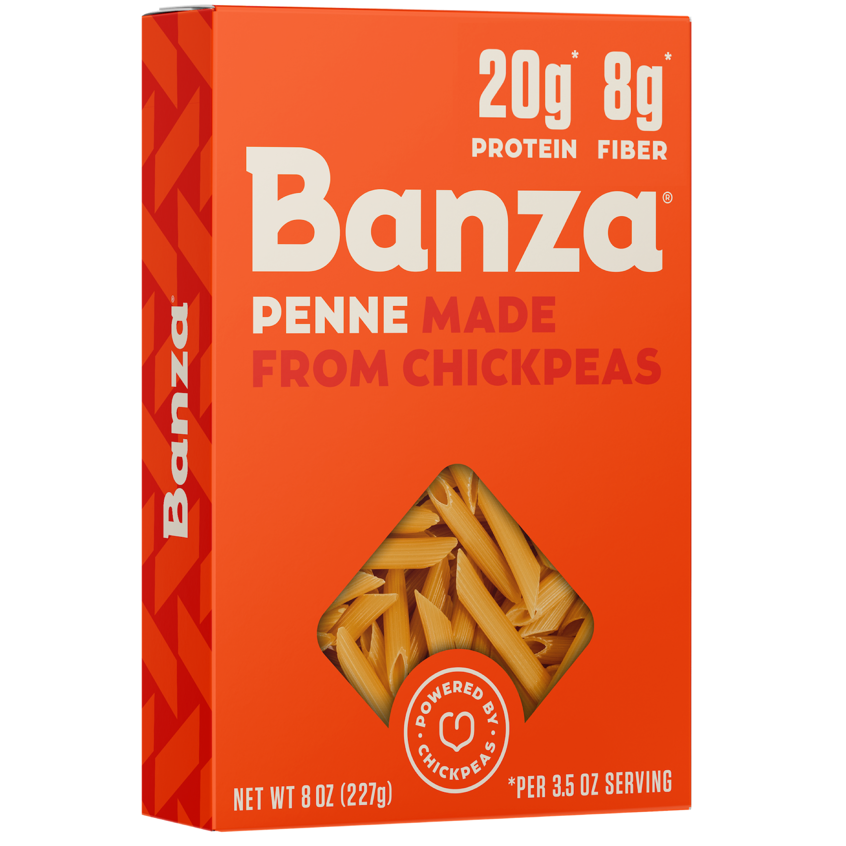Banza Chickpea Penne Pasta, 8 Ounce -- 6 Per Case
