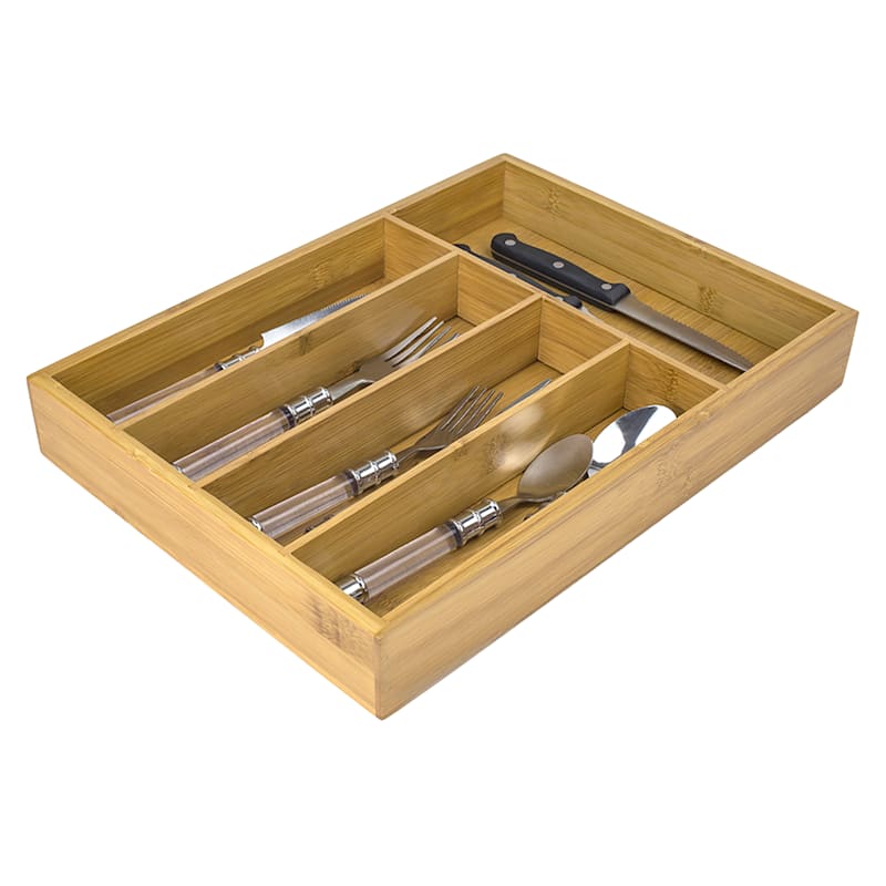 Home Basics CT01009 Cutlery Tray Bamboo