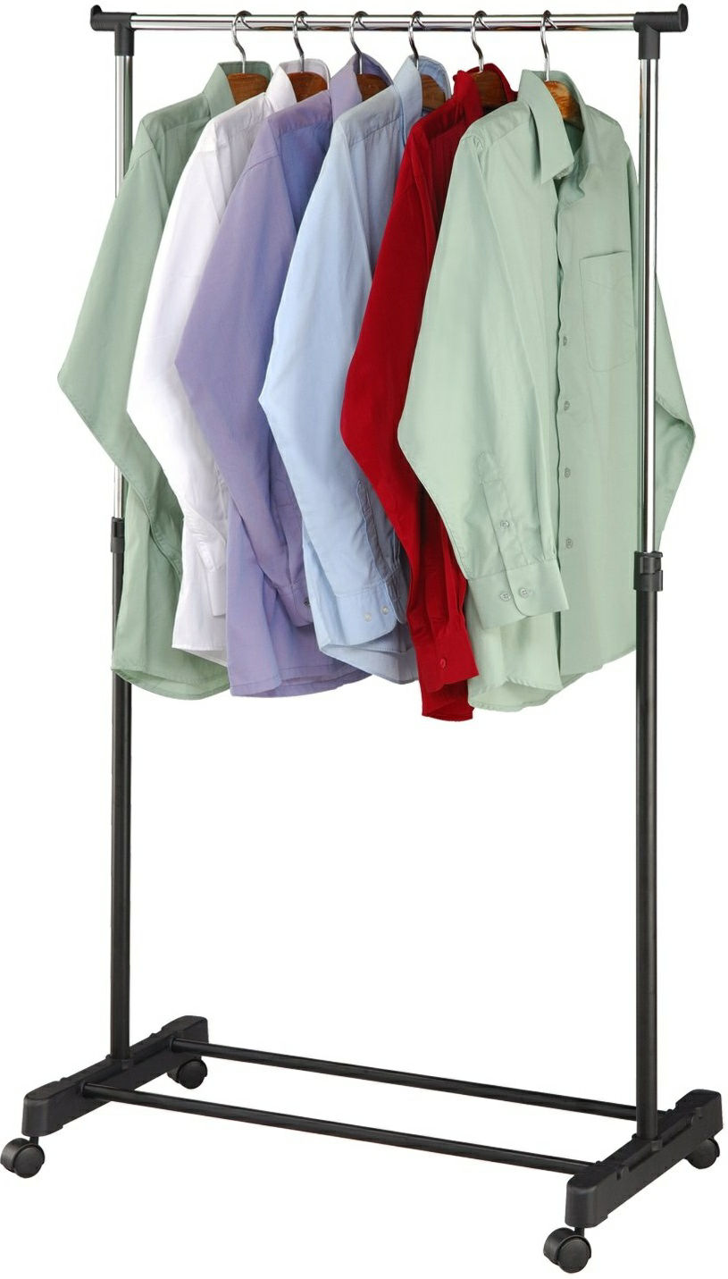 HDS Home Basics Garment Rack, Black