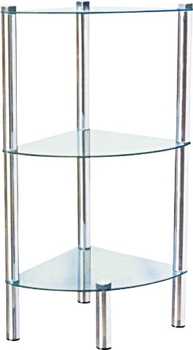 Home Basics HDS Trading Space Logic Corner Shelf - 3-Tier