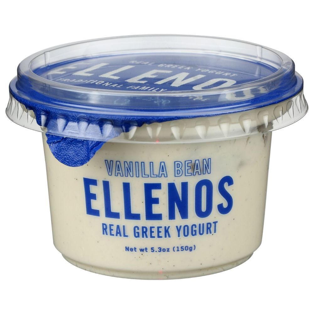 Ellenos Greek Vanilla Bean Yogurt 5.3 Oz