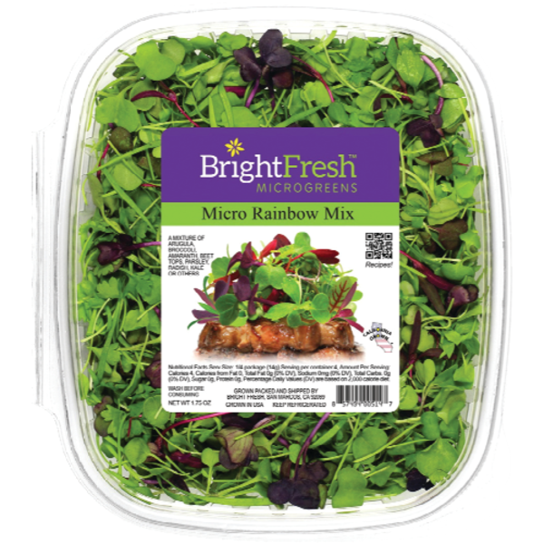 Brightfresh Bright Fresh Microgreens Micro Rainbow Mix